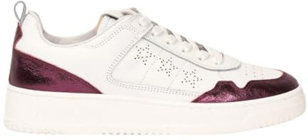 PANTOFOLA D’ORO 1886 Penalty, Scarpe da Ginnastica Donna, Bianco/Rosa, 39 EU