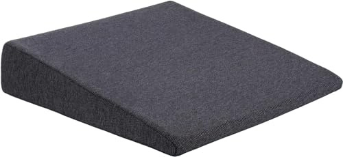 Bluemoon Bedding 11 Degree (High Density Foam) Seat Wedge Cushion for Cars Office Chairs for Back Pain, Lumbar Support, Sciatica Relief, Size 38 x 32 x 7.5 CM