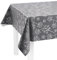 LILENO HOME Tischdecke abwaschbar als Meterware 200x140cm (Schnittkante) in Pusteblume anthrazit Motiv - Wachstuchtischdecke wasserabweisend ideal als Tischtuch o. Tischläufer für Bierzeltgarnitur
