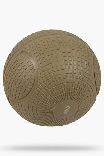 OMNANA® Orbit™ Medizinball aus Gummi (2-5 kg) – Extrem griffig & rutschfest – Fitness Ball für Krafttraining, Functional Training & Core Workout – Studioqualität für Home Workout & Ganzkörpertraining