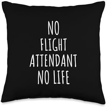 Flight Attendant Lover Men Women Kids Throw Pillow