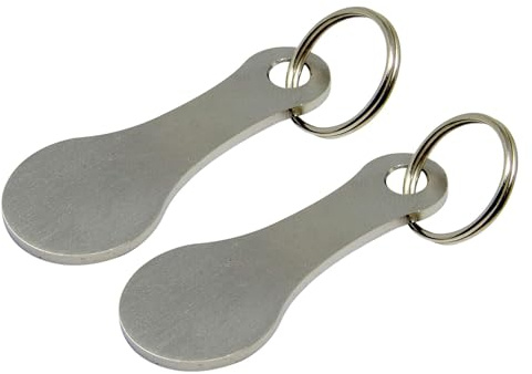 Jetons De Caddie – Débloqueur De Porte-clés En Métal, Porte-clés De Chariot Fiable | Outil D'accès Au Chariot, Compagnon De Supermarché Compact, Accessoire De Transport Portable Robuste, Aide D'