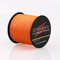 DORISEA Extreme Braid geflochtene Angelschnur, 100 % PE, 300 m, 2,7–136 kg getestet, Orange, 18,1 kg/0,32 mm