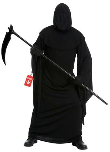 Morph Dödens Budbärare Kostym Vuxen, Skräckkappa för Herrar, Mörk Figur Utklädnad, Skrämmande Dräkt, Herr, XL