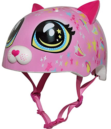 C-Preme Helmet - Raskullz Toddler Helmet (3+ Years) UNISIZE 48-52CM ASTRO CAT PINK