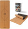 DH FitLife Yogamatte aus Kork & TPE, Gymnastikmatte 183 x 61 x 0,6 cm, Yoga mat Sportmatte Fitnessmatte rutschfest, Yoga Matte dicker mit Orientierungslinien (kleiner Lotos)