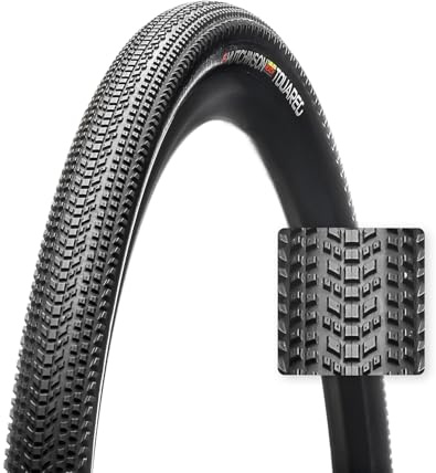 HUTCHINSON - TOUAREG Tubeless Ready - Pneu Gravel - Bi-Gomme - Pour Les Parcours Chaotiques - Résistant Et Durable - Tringles Souples - Noir - Dimensions 700 x 40 mm