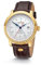 Kronsegler Fernando de Magallanes Worldtimer Flyer GMT Herren Armbanduhr Automatik Gold weiß