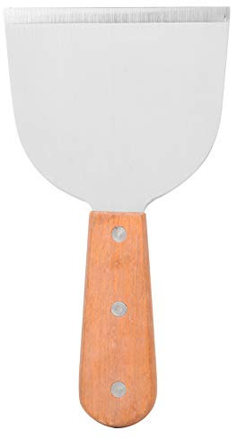 Grattoir et Pelle pour Barbecue en Acier Inoxydable, Outils de Cuisine Stables pour Les Barbecues, Les Fêtes et Les Réunions de Famille