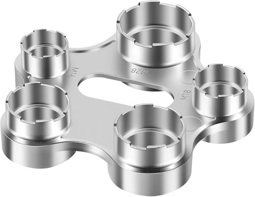 1 pezzo Chiave Inglese Regolabile Chiave Multifunzione Diverse Specifiche 10 Misure Acciaio Inossidabile Chiave di Servizio Universale Aeratore di Ricambio
