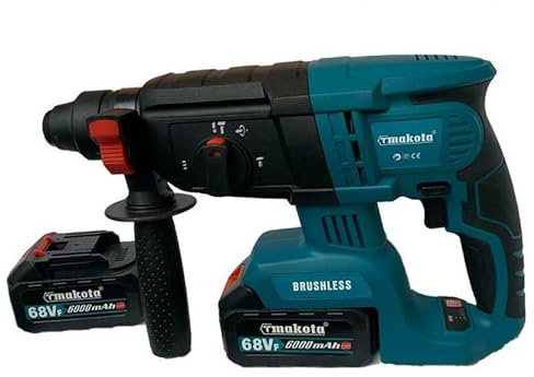 MARTELLO TRAPANO PERFORATORE 68V TASSELLATORE DEMOLITORE DOPPIA BATTERIA LITIO