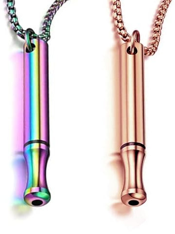 2 Stück Halskette Rauchfrei Original,Rauchentwöhnung Hilfsmittel,Angsthalskette Rauchentwöhnung,Gegen Panikattacken Atemkette,für Meditation,Beruhigung,Entspannung Raucherentwöhnung Herren (Farbe)