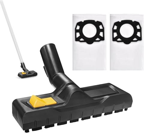 ZHEHNSA 3 piezas para accesorios Karcher WD3 WD5 WD4 WD6, para aspiradoras en seco y húmedo Karcher WD3 WD5 WD4 WD6 accesorios boquilla, repuestos de boquillas para pisos Karcher