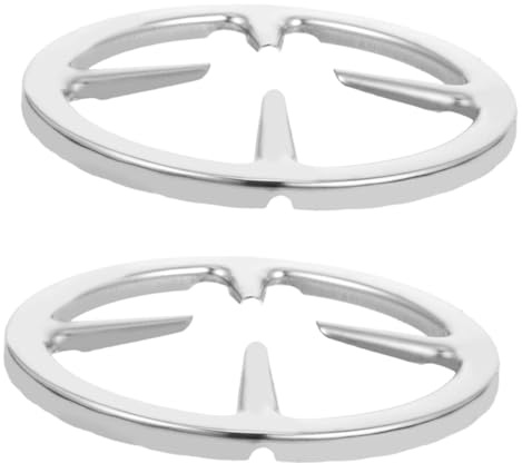Homoyoyo 2 Pièces Support de Wok pour Cuisinière Antidérapant Support de Casserole Accessoires de Remplacement pour Cuisine Cuisine Extérieure