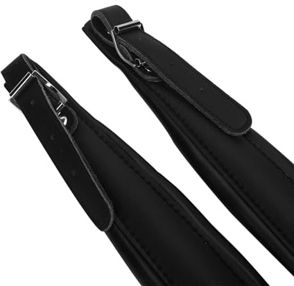 Accordion Straps, Accordion Straps Adult Accessories Multi Colors Adjustable WeAr Resistant Shoulder Belts PU for 16-120 Bass (Black)