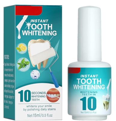 KOAHDE Instant Whitening Paint for Teeth,Vernice Sbiancante per Denti,Smalto Istantaneo per Sbiancamento Dentale,15ML,1PC,