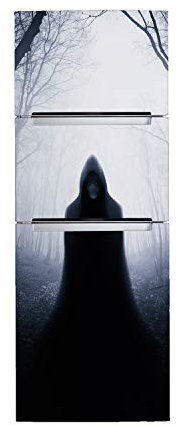 Fridge Door Wrap Vinyl Sticker - Skin Decor Front Refrigerator DecorationWallpaper Decal - Covering Freezer Art Peel and Stick Mural