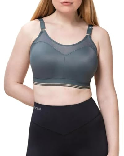 Triumph Mujer Triaction Control Lite W01 Ex, Minimizer Sports Bra, Grey, 95D