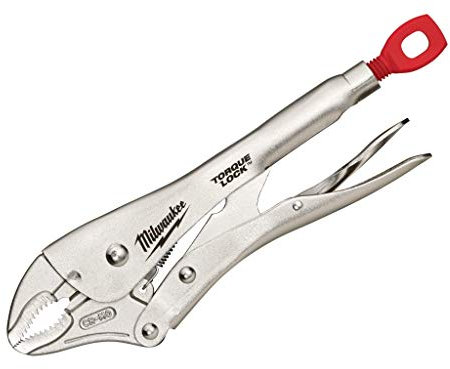 Milwaukee Alicates de bloqueo de mandíbula curvada 250 mm (10 pulgadas)