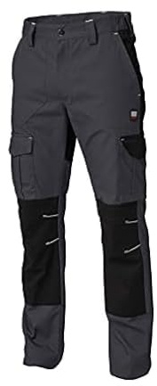 siggi Uomo Pantaloni Casual da Lavoro, Grigio, L