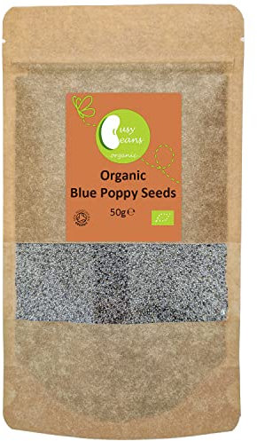 Organic Blue Poppy Seed - Certified Organic - by Busy Beans Organic (50g)