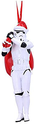 Nemesis Now Stormtrooper Weihnachtsmann-Sack zum Aufhängen, 13 cm, Weiß