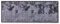 Fußmatte innen rutschfest - Beton grau 50x130 cm - Schmutzfangmatte waschbar und pflegeleicht - Felicido Sauberlaufmatte Eingang, Flur, Haustür
