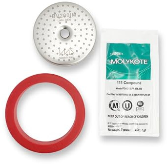 IMS Precision duschskärm BV200IM och Cafelat silikonpackning. 2-delat set tillverkat för 54 mm Breville- och Sage espressomaskiner.
