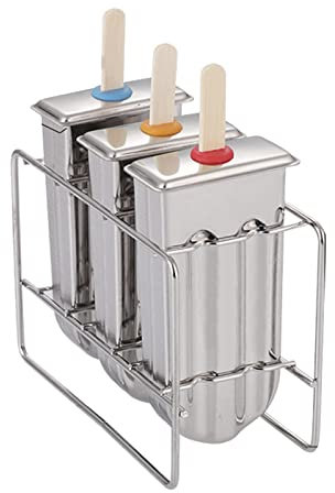 Moldes de acero inoxidable para hacer helados