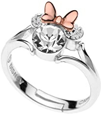 Disney Mädchen-Kinderring 925er Silber One Size (Minnie 3)