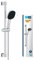 GROHE Vitalio 110, Duschset, 14l pro Min (Duschstangenset mit: Duschkopf 2 Strahlarten, 1,75m Schlauch, Duschstange 60cm, zum Kleben oder Bohren, ohne Kleber), eckig, chrom, 26928001