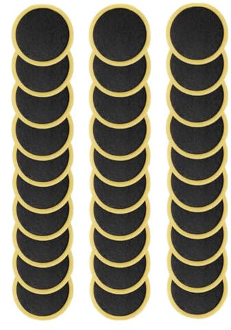 AYPOHU 30 Pcs Glueless Tire Puncture Repair Patches Bicycles Tire Patches Portable Tyre Tire Inner Tube Puncture Patches Tire Puncture Patches Repair Simple Self Adhesive Bicycles Tire