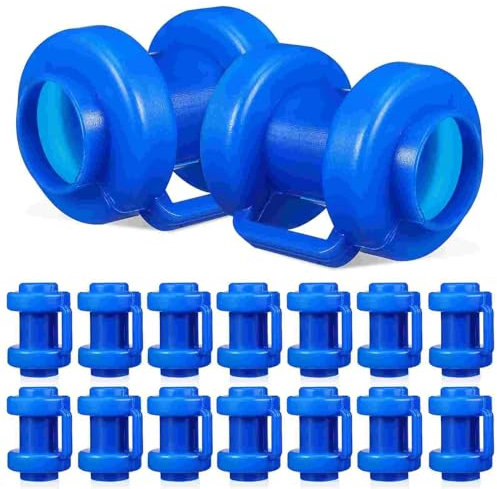 BUUNHI Trampolinzubehör 16 stücke Gehäuse Pol Kappen Trampolin Ersatz Teile Zubehör Pol End Kappen Trampolin Trampolin Ersatzteile