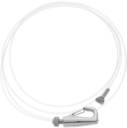 HYTROVE 1set Cavo Regolabile Acciaio Inossidabile Con Gancio Per Appendere e Foto Da Filo Nylon Per Studio Artistico Sicuro e Stabile Metri