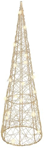Piramide natalizia, 45 cm, a forma di piramide a LED, per Natale, albero di Natale, albero di Natale, coni luminosi, decorazione natalizia