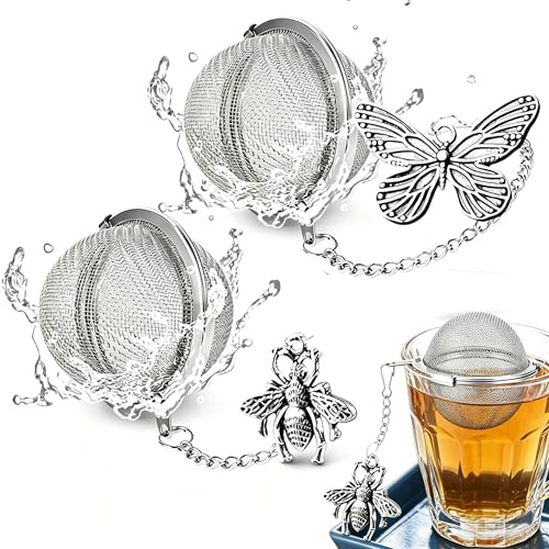 NiceNaiils 2 Unidades Infusor de Bola de Té, Accesorio Reutilizable