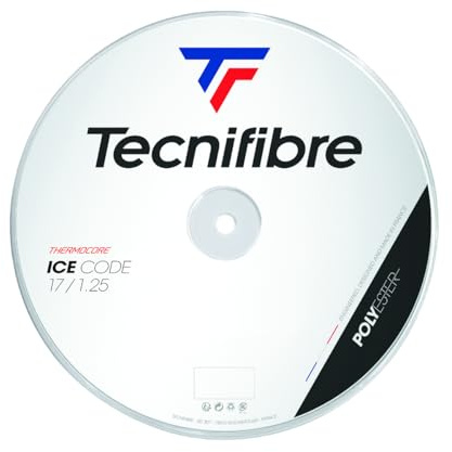 Tecnifibre - Cuerda de Tenis, Carrete de 200 m, código de Hielo, Calibre 1.30