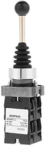 Fafeicy 1 Stück Joystick Controller Federrückstellschalter, 4 Position Joy Stick Control Ersatz, mit Kunststoff und Metallmaterial, für Industrielle Steuerungskreislauf