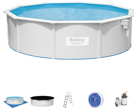 Bestway 56384-3 - Piscina Exterior Redonda Hydrium de 460 x 120 cm