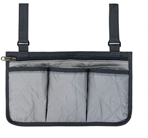 Bolsa de Almacenamiento Sillas de Ruedas, Bolsa De Transporte para Accesorios De Silla De Ruedas, Bolsa para sSillas de Ruedas, para Sillas de Ruedas, Cochecitos de Bebé (Gris)