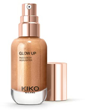 KIKO Milano Glow Up Face And Body Highlighter 02 | Flüssig-Highlighter Mit Metallic-Finish Ohne Abfärben