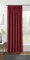 Enhanced Living Velvet Red Thermal 100% Blackout Door Curtain Panel with Tape Top - 66 x 84 Inch (168 x 214cm) - Supersoft Energy Saving & Noise Reducing Curtain for Living Room & Bedroom.