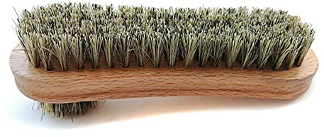 Nettoyage Duster CRIN de Cheval Brosse à Chaussures CRIN de Cheval Complet Outil de Polissage à l'huile à Double tête Applicateurs de barbouilleur for Chaussures en Cuir Clair Duster for Le Nettoyage