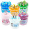 Lot de 6 Kits de Slime en Forme d'animal, 60 ML de Slime Transparent pour Enfants, kit de Slime croustillant Rose pour Filles et garçons de 8 à 12 Ans, Cadeaux de fête, Anniversaire, Pâques