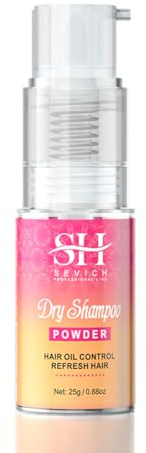 Sevich Champu Seco, Absorbe El Aceite, Voluminiza, Fragancia Fresca Para Todo Tipo De Cabello, Champu En Seco Mujer Cabello Oscuro Y Claro, No Necesita Agua, Tamaño Pequeño De Viaje, 25g