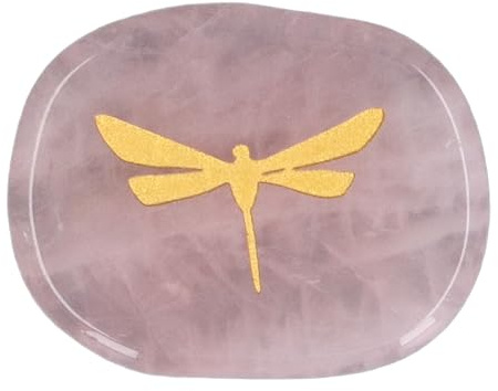 Piedra de Preocupación para el Pulgar Grande de Cristal de Cuarzo Transparente, Piedra de Bolsillo de Cristal para Terapia de Alivio del Estrés y Ansiedad con Forma Ovalada para