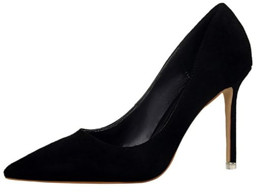 Decollete Donna Tacco Alto con Tacco a Spillo Sexy Scarpe Donna Eleganti Décolleté retrò per Donna Slip on Comode Chiusa a Punta Classico High Heels Cerimonia Casual Comodi