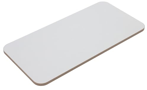RASTKY Plateau de Table à Manger en Bois Massif, Facile à Nettoyer, pour Bateau, Camping-Car, pour Pont de Yacht, Terrasse, 800x400mm
