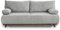 Cristal - 3-Sitzer Sofa - Schlaffunktion und Bettkasten - aus cordsamt Hellgrau