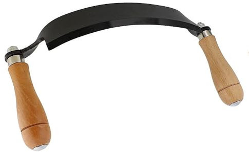 TopHomer Couteau de rasage incurvé de 20,3 cm pour menuisier, menuisier et jardinier